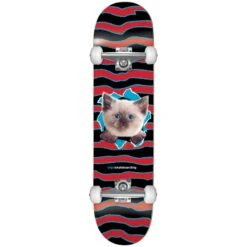 Enjoi Kitten Ripper Youth FP Zwart/Red 7.375" Skateboard Complete