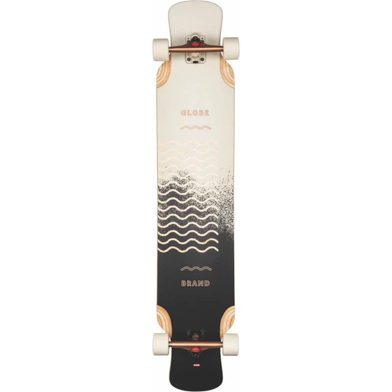 Globe Geminon XL Spray Wave/Black Copper 47 Longboard Complete - Afbeelding 3