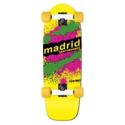 Madrid Marty Explosion Yellow - Old School Skateboard Complete