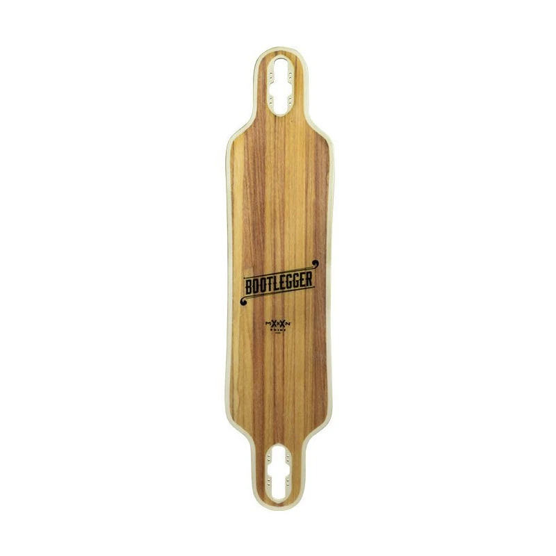 Moonshine Bootlegger Zwart/White Longboard Deck - Afbeelding 2