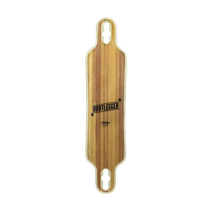 Moonshine Bootlegger Zwart/White Longboard Deck - Afbeelding 7